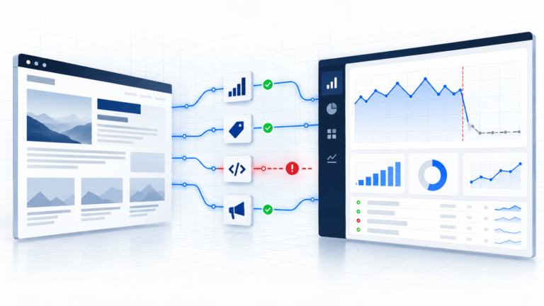 Überwachung von Google Analytics, Tag Manager und Meta Pixel